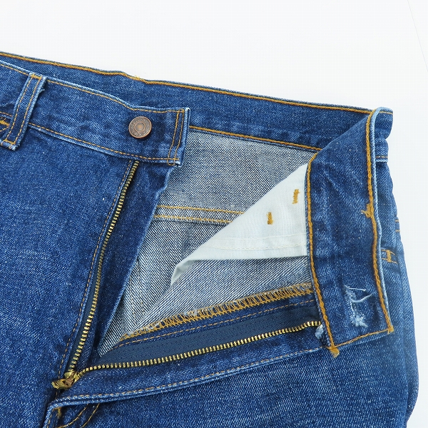 実際に弊社で買取させて頂いた(1)Levis/リーバイス 646 USA製オレンジタブ ベルボトム/デニムパンツ 379刻印 W31L33の画像 5枚目