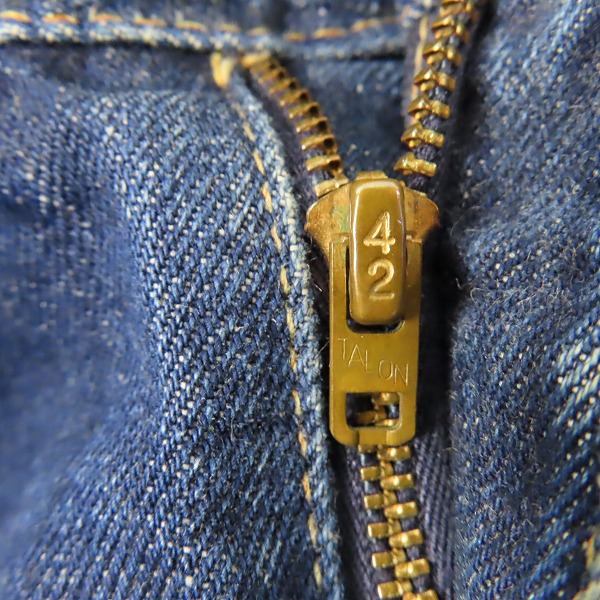 実際に弊社で買取させて頂いたLEVIS/リーバイス 505 刻印5 42TALON ジッパーフライ ビッグE デニムパンツの画像 7枚目
