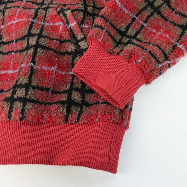 実際に弊社で買取させて頂いたHYSTERIC GLAMOUR/ヒステリックグラマー 20AW HYS LOGO ワッペン付きジャンパー チェック /02203CJ02/Mの画像 5枚目