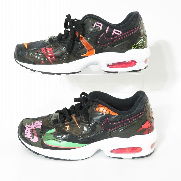 実際に弊社で買取させて頂いたNIKE×ATMOS/ナイキ×アトモス AIR MAX2 LIGHT QS/エアマックス2 ライト クイックストライク CI5590-001/26.5の画像 3枚目