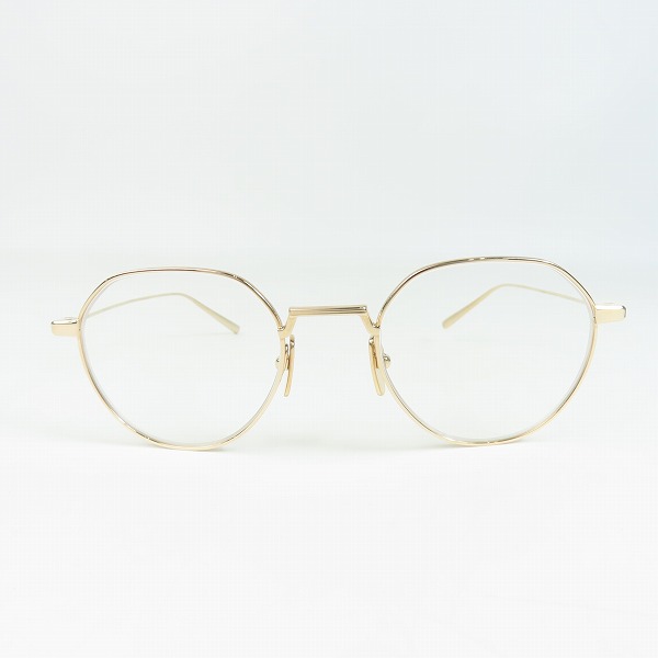 実際に弊社で買取させて頂いたdita/ディータ ARTOA.82  White Gold Clear 眼鏡/メガネフレーム ゴールド DTX162-A-01の画像 1枚目