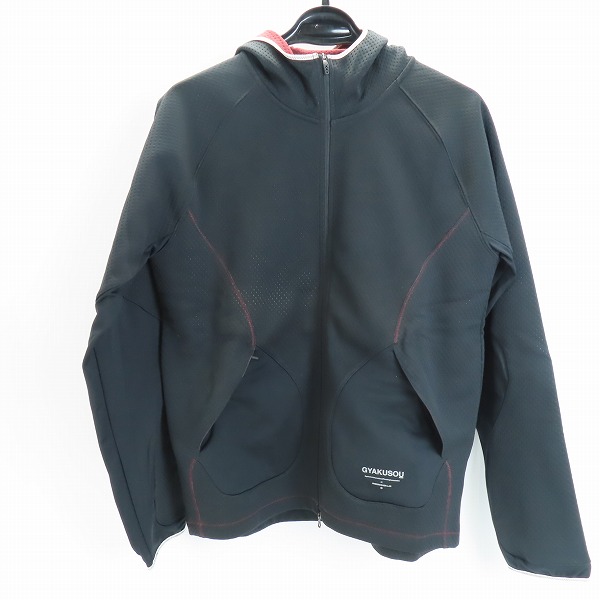 実際に弊社で買取させて頂いたGYAKUSOU NIKE×UNDERCOVER/ギャクソウ ナイキ×アンダーカバー ブラック ジップパーカー 910799-010/L