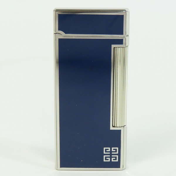 実際に弊社で買取させて頂いたGIVENCHY/ジバンシー ガスライター ブルー/シルバー