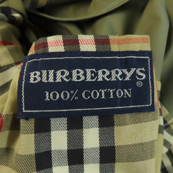 実際に弊社で買取させて頂いたBurberrys/バーバリーズ 裏地チェック柄ステンカラーコート の画像 3枚目
