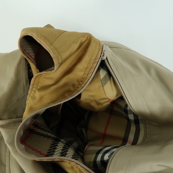 実際に弊社で買取させて頂いたBurberrys/バーバリーズ 裏地ノバチェック ライナー付き ステンカラーコート 01601-Pの画像 7枚目