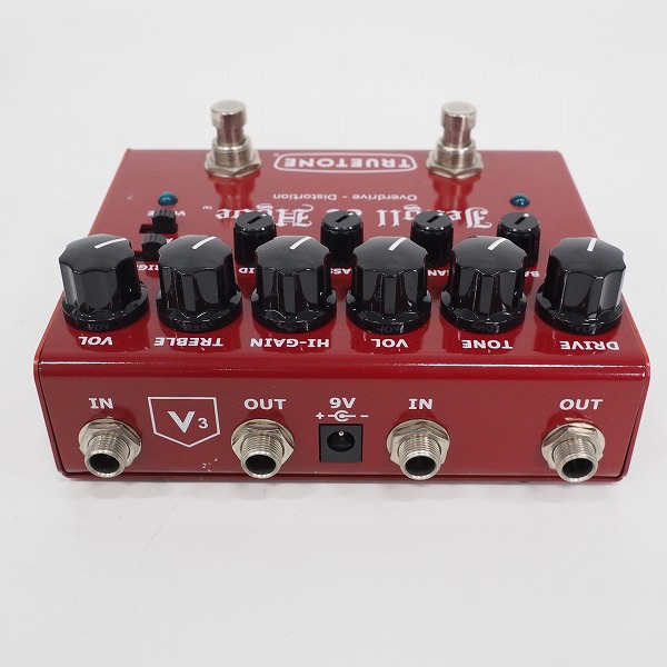 実際に弊社で買取させて頂いたTRUE TONE/トゥルートーン V3 Jekyll & Hyde オーバードライブ + ディストーション エフェクター【動作確認済】の画像 4枚目