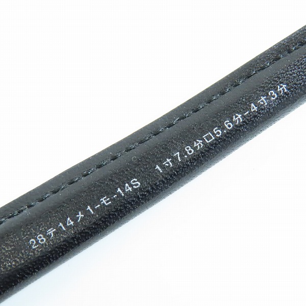 実際に弊社で買取させて頂いたless than human/レスザンヒューマン アイウエア/メガネフレーム テンプル 革ケース付の画像 5枚目