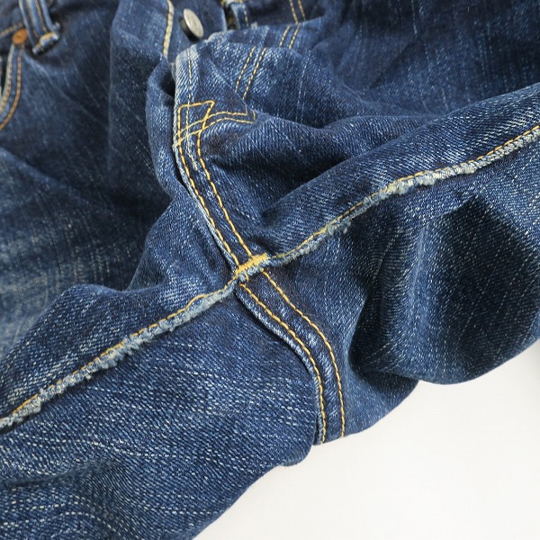 実際に弊社で買取させて頂いたTHE FLAT HEAD/フラットヘッド ボタンフライ デニムパンツ Lot.3005 /W34 L36の画像 7枚目