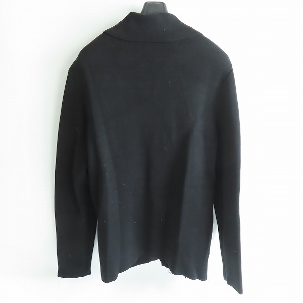 実際に弊社で買取させて頂いたNEIL BARRETT/ニール・バレット ニットライダースジャケット PBMA473C B602/Sの画像 1枚目