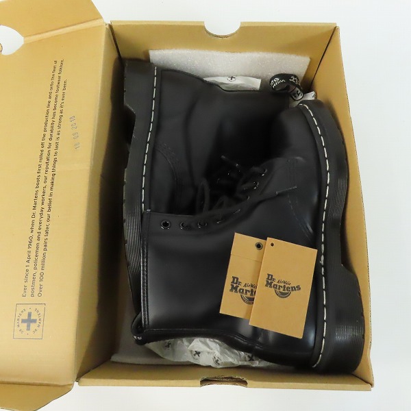 実際に弊社で買取させて頂いたDr.Martens/ドクターマーチン 8EYE/8ホール ブーツ ホワイトステッチ 1460 WS/24758001/UK6の画像 7枚目