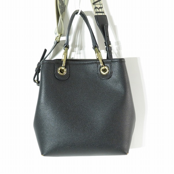 実際に弊社で買取させて頂いたEMPORIO ARMANI/エンポリオアルマーニ 2Way レザー ショルダー バッグの画像 1枚目