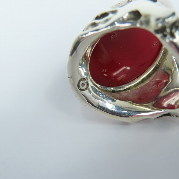 実際に弊社で買取させて頂いたALEX STREETER/アレックスストリーター エンジェルハート リング レッド/13号の画像 6枚目