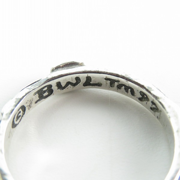 実際に弊社で買取させて頂いた(1)Bill Wall Leather/BWL/ビルウォールレザー R202 Thin クロスリング/19号の画像 6枚目