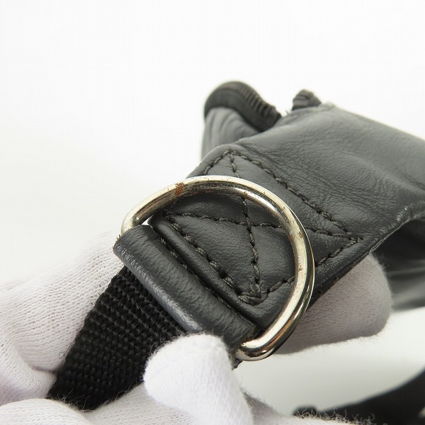 実際に弊社で買取させて頂いたCOOTIE/クーティー Leather Waist Pack ボディバッグ/ウエストバッグの画像 6枚目