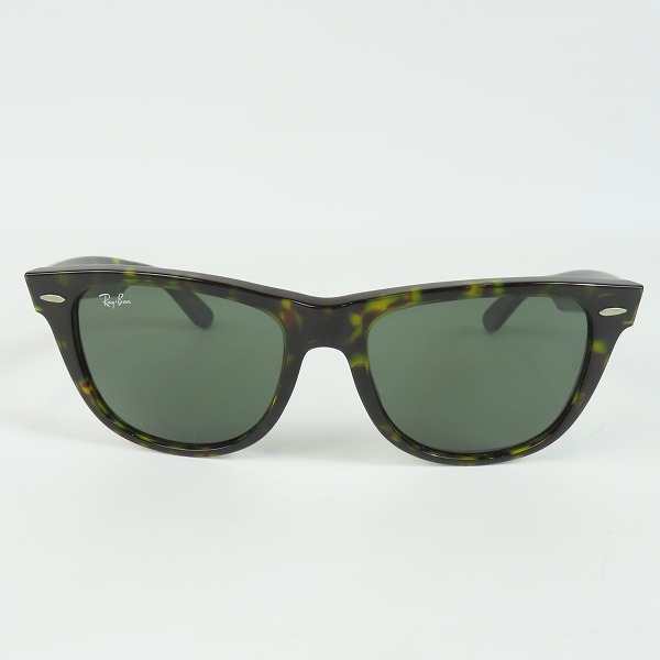 実際に弊社で買取させて頂いたRay-Ban/レイバン WAYFARER/ウェイファーラーサングラス/アイウェア RB2140-A 902の画像 1枚目