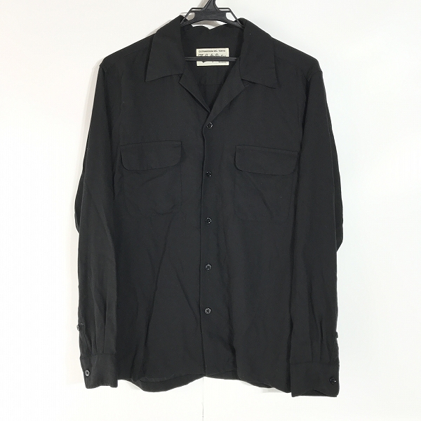 実際に弊社で買取させて頂いたGUILTY PARTIES/ギルティーパーティーズ  WACKO MARIA ワコマリア 無地 長袖ボタンシャツ M