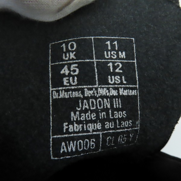 実際に弊社で買取させて頂いたDr.Martens/ドクターマーチン JADON Ⅲ/ジェイドン 3 サイドジップ PISA 8ホールブーツ 26378001/UK10の画像 6枚目