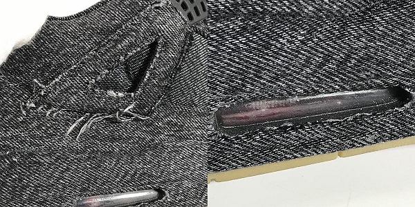 実際に弊社で買取させて頂いたNIKE×LEVIS/ナイキ×リーバイス AIR JORDAN 4 RETRO NRG/エアジョーダン4 ブラックデニム AO2571-001/26.5の画像 7枚目