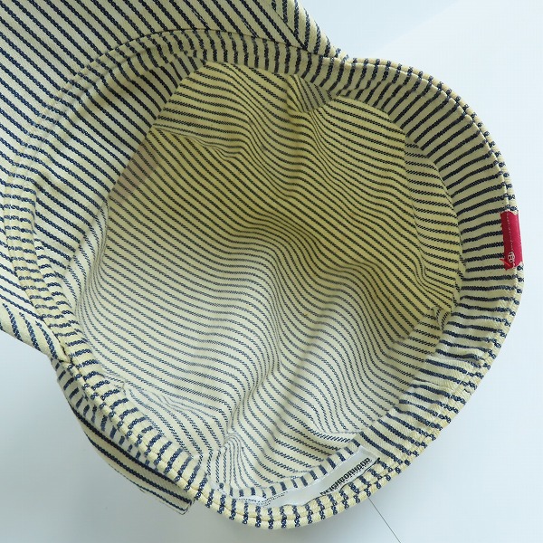 実際に弊社で買取させて頂いたNEIGHBORHOOD/ネイバーフッド ストライプ キャップ/Lの画像 5枚目