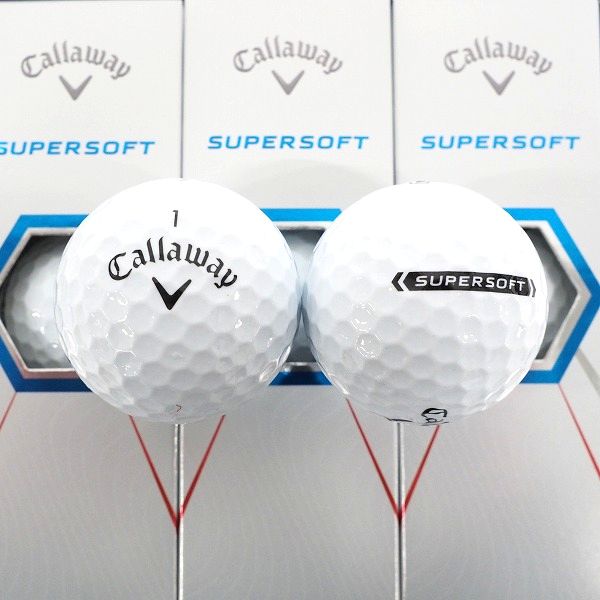 実際に弊社で買取させて頂いた【未使用】Callaway/キャロウェイ SUPERSOFT ゴルフボール ホワイト 1ダース の画像 1枚目