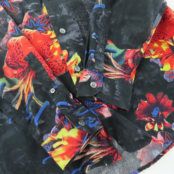 実際に弊社で買取させて頂いたPS Paul Smith/ポールスミス フラワーパターン ロングスリーブシャツ Lの画像 4枚目