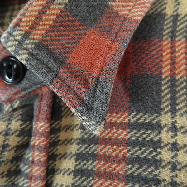 実際に弊社で買取させて頂いたSUGAR CANE/シュガーケーン TWILL CHECK L/S WORK SHIRT 長袖シャツ SC26719/Mの画像 7枚目