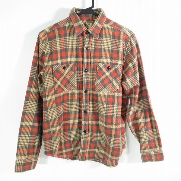 実際に弊社で買取させて頂いたSUGAR CANE/シュガーケーン TWILL CHECK L/S WORK SHIRT 長袖シャツ SC26719/M
