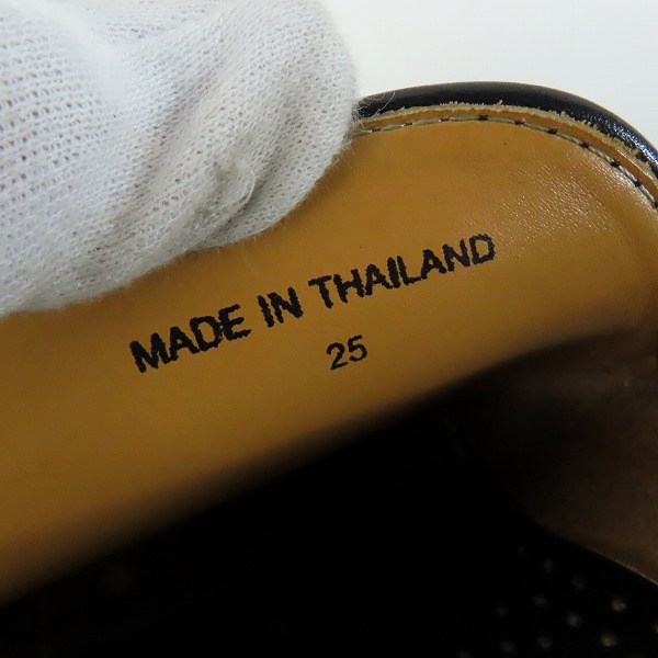 実際に弊社で買取させて頂いたREGAL/リーガル コブラヴァンプ ローファー/シューズ ブラック  15DR /25の画像 5枚目