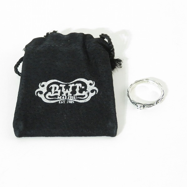 実際に弊社で買取させて頂いた (2)Bill Wall Leather/BWL/ビルウォールレザー R202 Thin クロスリング/19号 の画像 8枚目