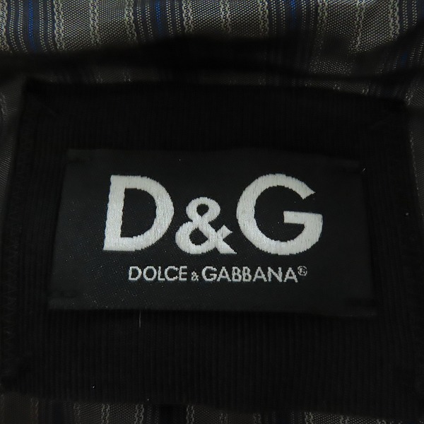 実際に弊社で買取させて頂いたDOLCE&GABBANA /ドルチェ&ガッバーナ 08-09AW TELDH レザージャケット RB0250 50の画像 2枚目