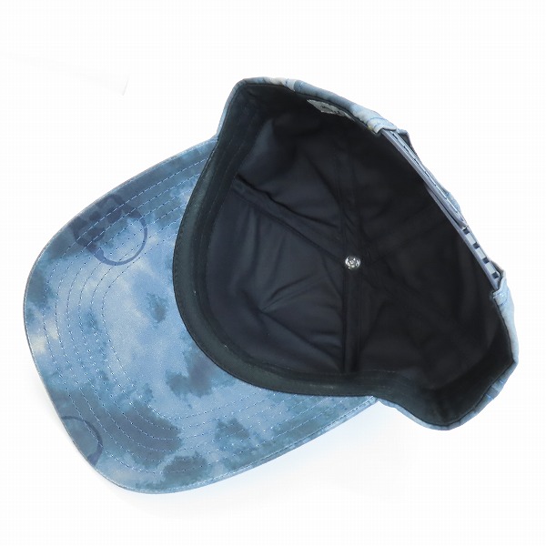 実際に弊社で買取させて頂いたlucien pellat-finet/ルシアンペラフィネ スカルメタル ブリーチ柄 5パネルキャップ/FREEの画像 5枚目