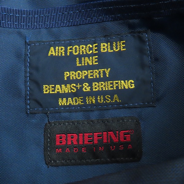 実際に弊社で買取させて頂いた【未使用】BRIEFING×BEAMS PLUS /ブリーフィング×ビームスプラス ショルダーバッグの画像 5枚目