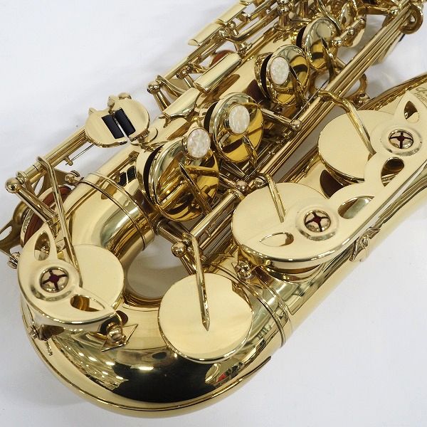 実際に弊社で買取させて頂いた ★J.Michael/Jマイケル アルトサックス ゴールド ハードケース付の画像 5枚目