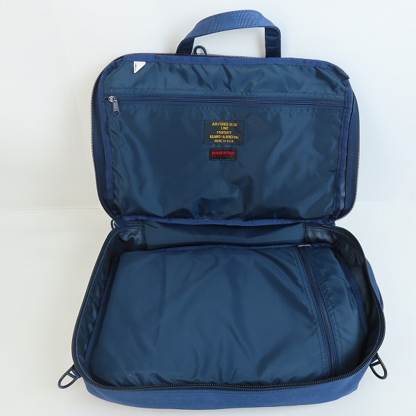 実際に弊社で買取させて頂いたBRIEFING×BEAMS PLUS/ブリーフィング×ビームスプラス 3WAY ブリーフケース/ショルダーバッグ/リュックサックの画像 4枚目