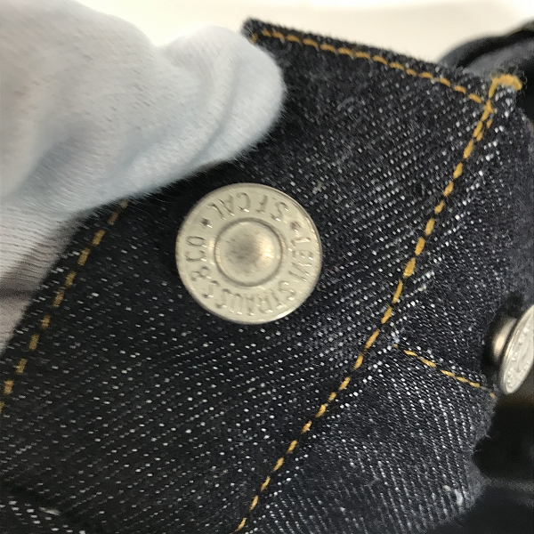 実際に弊社で買取させて頂いた【未使用】Levi’s/リーバイス 201XX 刻印555 バレンシア工場 BIGE ビッグE 1998年製 デニムパンツ ジーンズ W33 L36の画像 8枚目