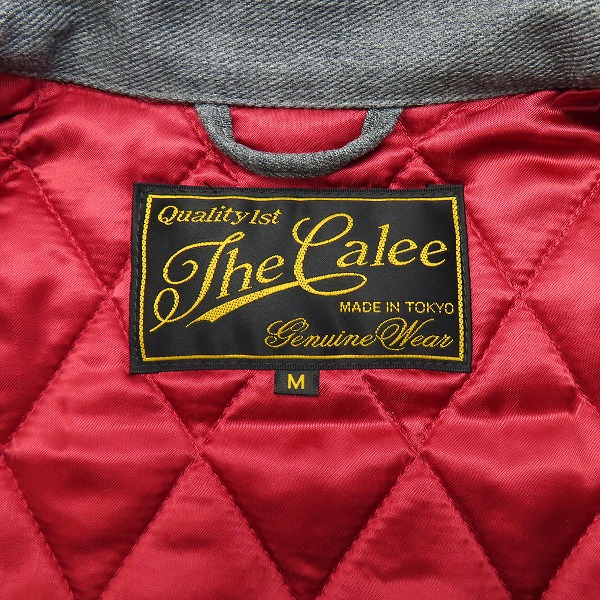 実際に弊社で買取させて頂いたTHE CALEE/キャリー 内ルティング ジャケット/Mの画像 2枚目