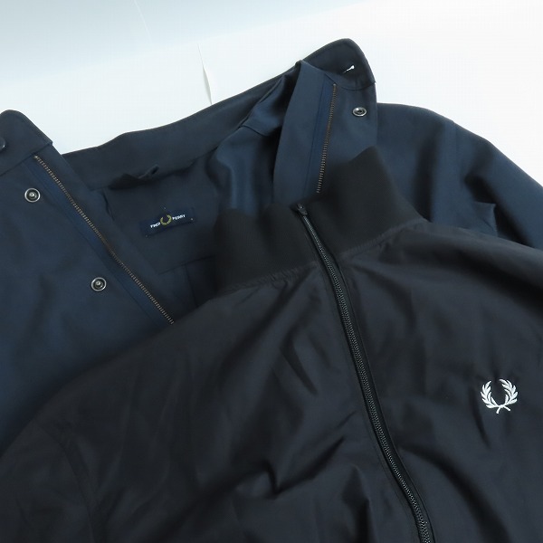 実際に弊社で買取させて頂いたFRED PERRY/フレッドペリー Double Layered JKT 3WAY ダブル レイヤードジャケット/コート J4582/Sの画像 4枚目