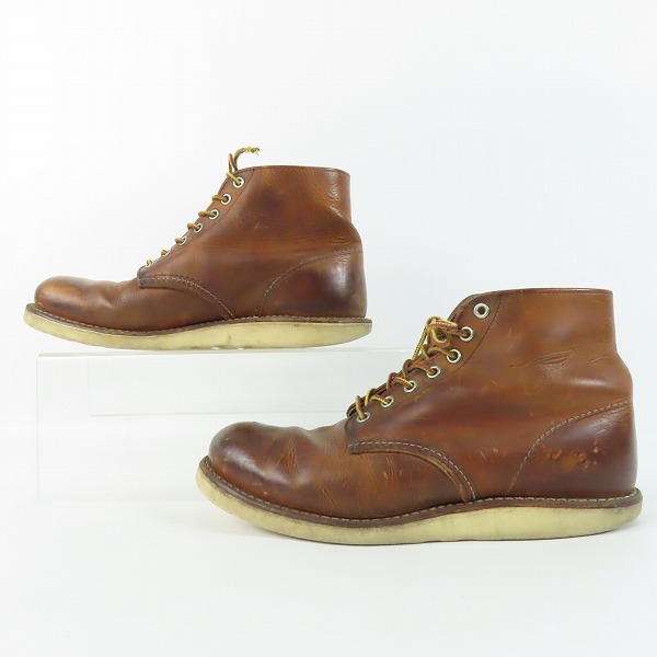 実際に弊社で買取させて頂いたRED WING/レッドウィング アイリッシュセッター プレーントゥ ブーツ 9111/9.5Dの画像 3枚目