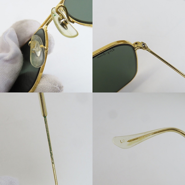 実際に弊社で買取させて頂いたRay-Ban/レイバン B&L/ボシュロム社製 ティアドロップ型 サングラスの画像 6枚目