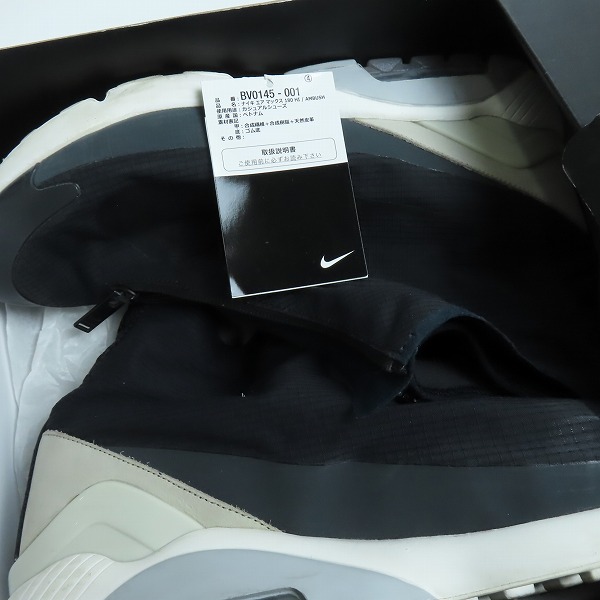 実際に弊社で買取させて頂いたNIKE×AMBUSH/ナイキ×アンブッシュ AIR MAX 180 HIGH/エアマックス180 ハイ ブラック BV0145-001 28.5の画像 8枚目