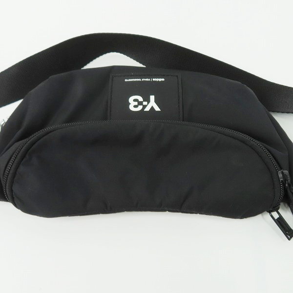 実際に弊社で買取させて頂いたY-3/ワイスリー Yohji Yamamoto×adidas/ヨウジヤマモト×アディダス スクエアロゴパッチ ボディバッグ HD3326の画像 3枚目