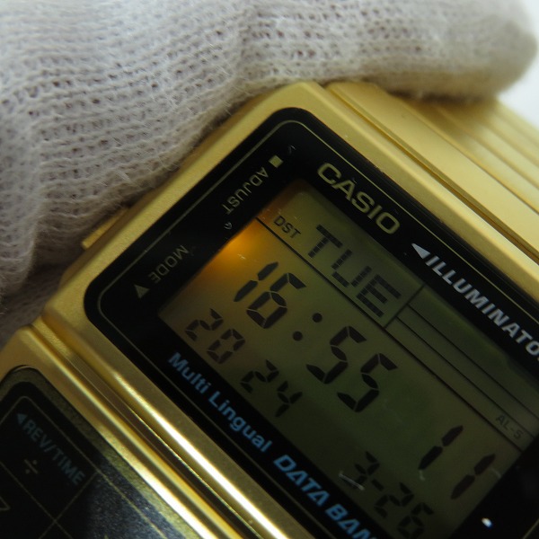 実際に弊社で買取させて頂いたCASIO/カシオ データバンク クォーツ/腕時計 メタルバンド DBC-611Gの画像 5枚目