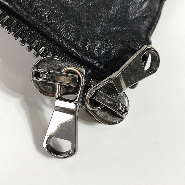 実際に弊社で買取させて頂いたJUNHASHIMOTO/ジュンハシモト INNER RIDERS ライダース レザーJKT 1020000001/5の画像 4枚目