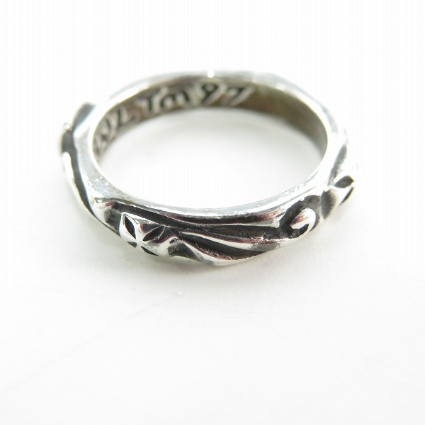 実際に弊社で買取させて頂いたBill Wall Leather/BWL/ビルウォールレザー R202 Thin クロスリング/6.5号の画像 2枚目