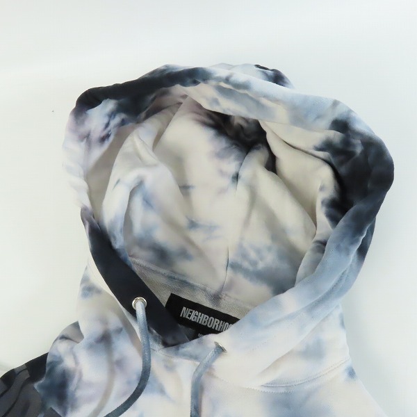 実際に弊社で買取させて頂いたNEIGHBORHOOD/ネイバーフッド 23SS TIE-DYE SWEATPARKA LS 231LPNH-CSM01/Mの画像 5枚目
