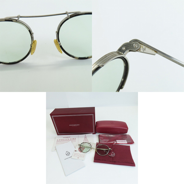 実際に弊社で買取させて頂いたJACQUES MARIE MAGE/ジャックマリーマージュ APOLLINAIRE 限定400本 度入りサングラス/アイウェア JMMAN2Hの画像 9枚目