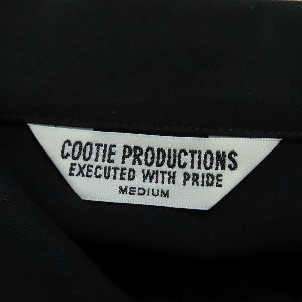実際に弊社で買取させて頂いた【未使用】COOTIE/クーティー Hard Twist Yarn Gabardhine Work Shirt ワークシャツ CTE-20A401/Mの画像 2枚目