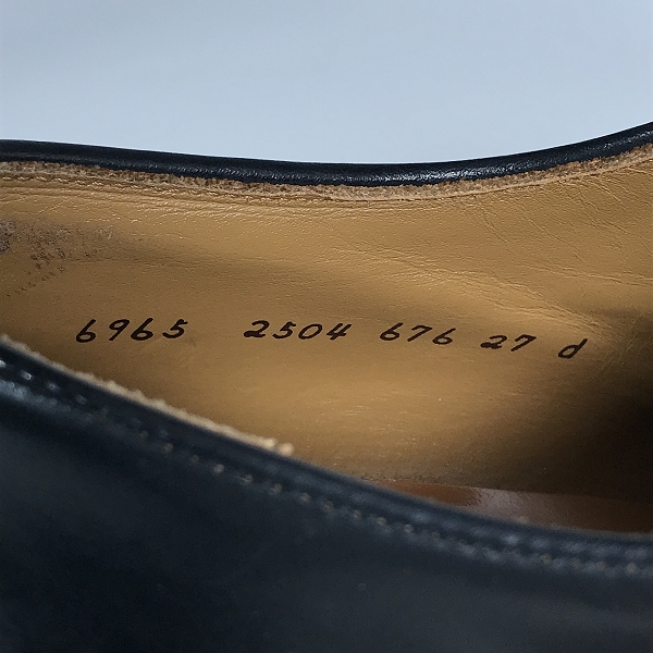 実際に弊社で買取させて頂いたREGAL/リーガル プレーントゥ レザーシューズ/ビジネスシューズ 2504/27の画像 5枚目