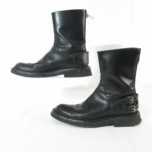 実際に弊社で買取させて頂いたDior Homme/ディオールオム バックジップ ブーツ/41の画像 3枚目