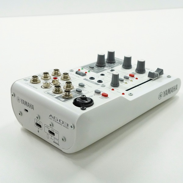 実際に弊社で買取させて頂いたYAMAHA/ヤマハ AG03 MK2 ライブストリーミングミキサー 通電確認済みの画像 4枚目
